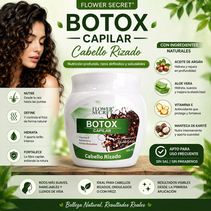Botox Capilar con Keratina para Cabello Rizado