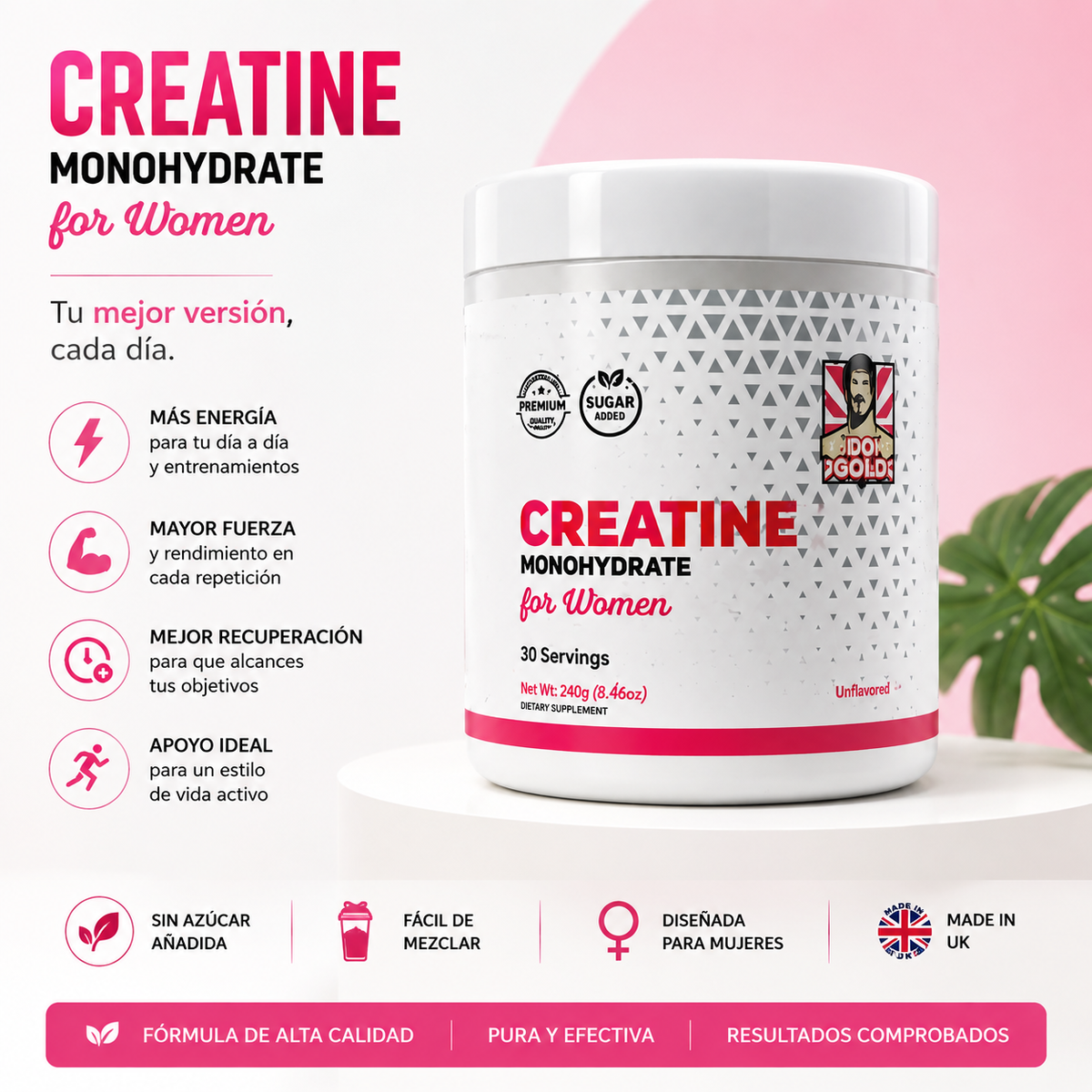 Creatine Monohydrate for Women – Old School