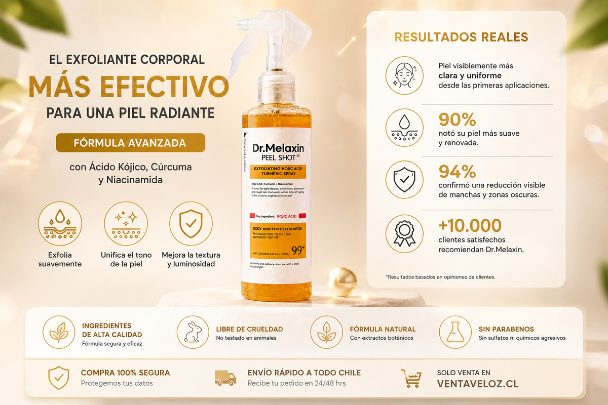 DR. MELAXIN PEEL SHOT PRO – Piel más uniforme, suave y luminosa
