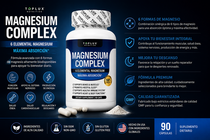 Magnesium Complex  8 Formas de Magnesio de Alta Absorción